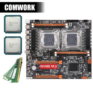 ชุด 2 ซีพียู 48 เธรด 1.8-3.5GHz | ซีพียู XEON E5 V1 V2 | เมนบอร์ด X79 DUAL CPU | แรม 16GB-128GB | SERVER WORKSTATION