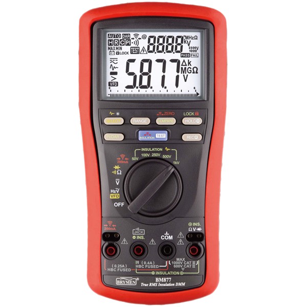 มัลติมิเตอร์-brymen-bm877-insulation-multimeters