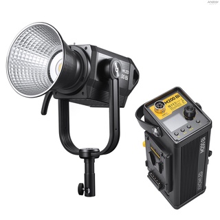 Godox M200Bi ไฟสตูดิโอ LED 230W 2800K-5600K หรี่แสงได้ 21 FX CRI96+ TLCI97+ เมาท์โบเวน รองรับแอปมือถือ 2.4G ไร้สาย