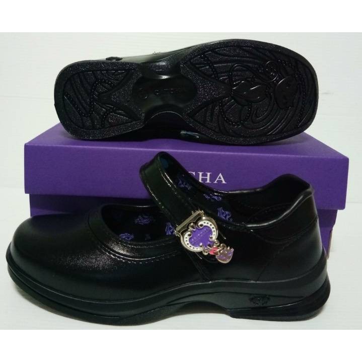 ภาพหน้าปกสินค้ารองเท้านักเรียนหญิงหนังดำ CATCHA (แคทช่า) รุ่น CX-02B จากร้าน 289shop บน Shopee