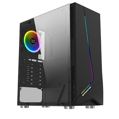 รูปภาพสินค้าแรกของCase Xigmatek Eros RGB ATX, mATX, itx Tempered Glass Case เคสคอมพิวเตอร์ เคสคอมเกมมิ่ง เคสคอม