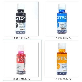 หมึกเติม HP GT-51 BKCMY Color Fly For HP : 115 / 310 / 315 / 319 / 350 / 410 / 415 / 419 / 450 / 5810 / 5820