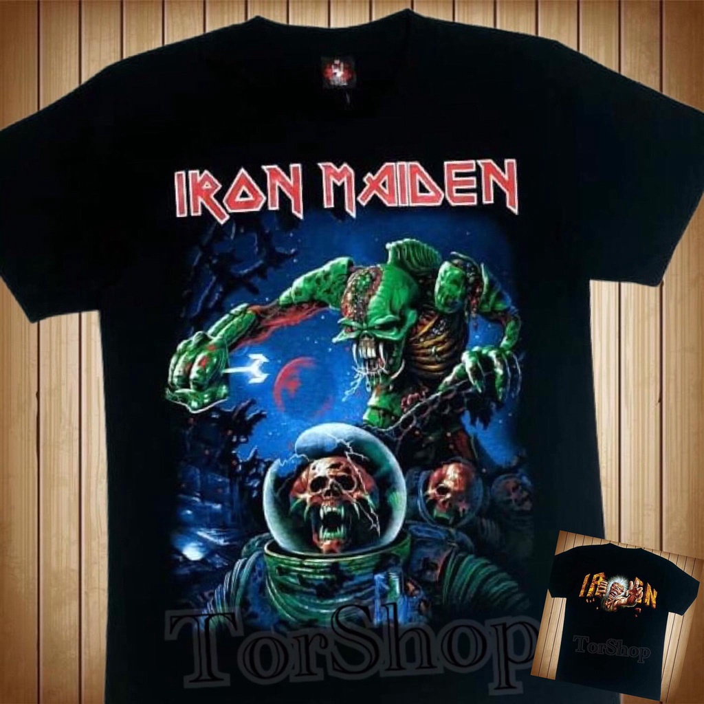 เสื้อยืดโอเวอร์ไซส์ส่งฟรี-rockyeah-amp-hotrock-t-shirt-3d-เสื้อวง-ironmaiden-สกรีนคมชัดhd-ไซส์ยุโรป-เสื้อยืดดำ-เสื้อวินเ