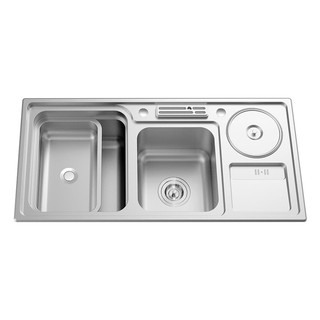 Embedded sink BUILT-IN SINK THAI FORWARD FS7802F 2B STAINLESS STEEL Sink device Kitchen equipment อ่างล้างจานฝัง ซิงค์ฝั