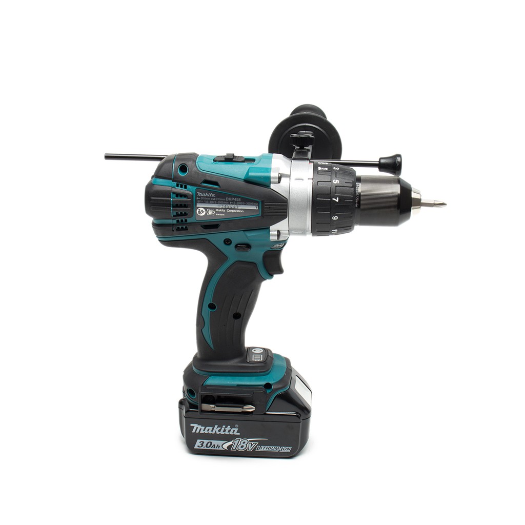 makita-สว่านไร้สายกระแทก-18-v-3-0ah-รุ่น-dhp458rfe-สีเขียว