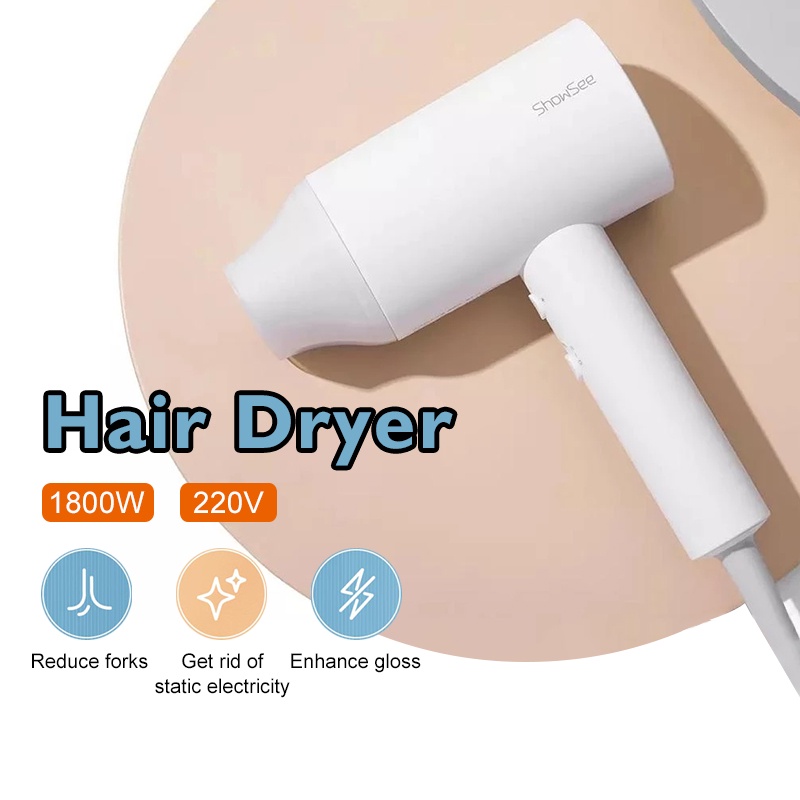 xiaomi-ไดร์เป่าผมไอออน-showsea-1800w-a1-a2-anion-electric-hair-dryer