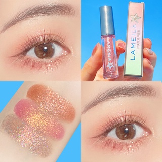 ภาพหน้าปกสินค้าLiquid Eye Shadow 5 สี High Gloss Liquid Pearl อายแชโดว์ Liquid อายแชโดว์ Beauty Makeup Waterproof ที่เกี่ยวข้อง