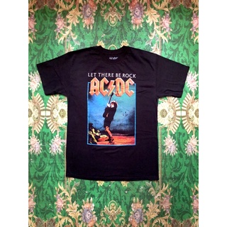 ผ้าฝ้าย 100%🎸AC/DC เสื้อวง AC/DC สินค้านำเข้า ลิขสิทธิ์แท้S-3XL