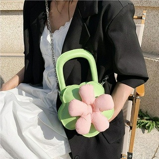 สินค้าใหม่ กระเป๋า ลายดอกไม้ สามมิติ เหมาะกับฤดูใบไม้ผลิ และฤดูร้อน สําหรับผู้หญิง NAVEE