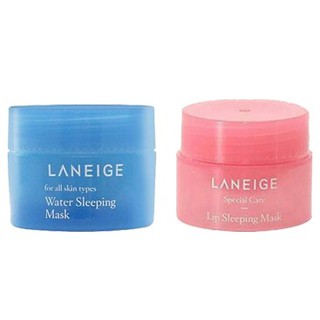 แท้ 💯 LANEIGE Water Sleeping Mask Mini 15ML  Lip Sleeping Mask 3g. ลาเนส สลิปปิ้งมาร์ค เทสเตอร์เกาหลี