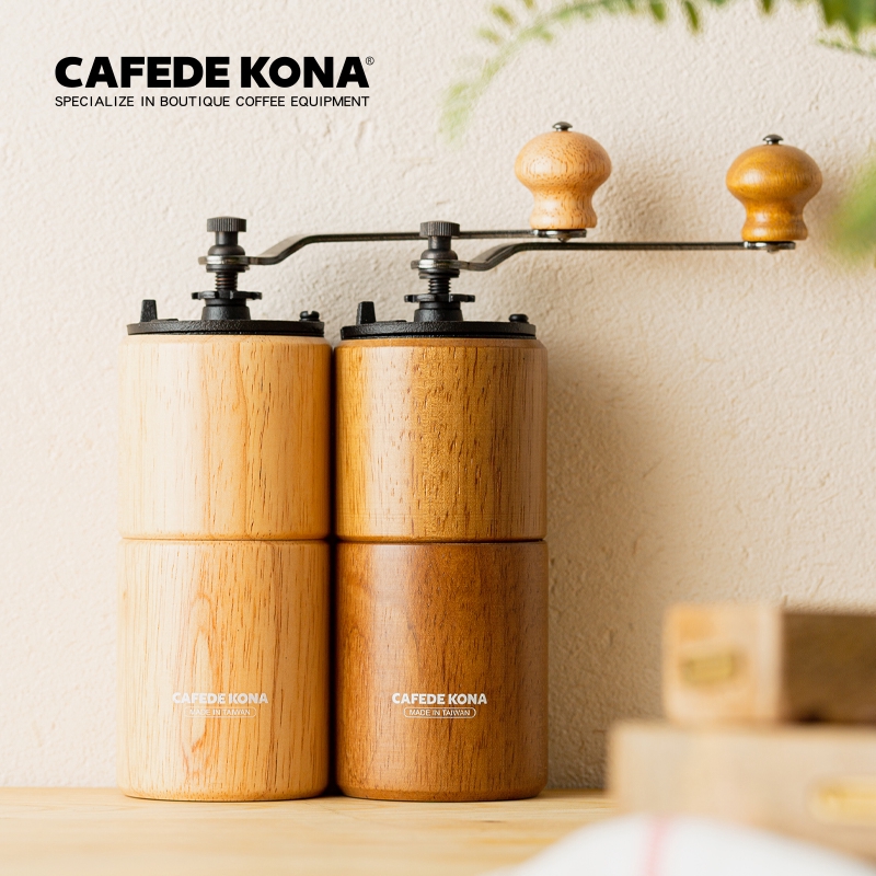 cafede-kona-คู่มือ-เครื่องบด-มือหมุน-เครื่องบดเมล็ดกาแฟที่ใช้ในครัวเรือน-เครื่องบดมือไต้หวัน