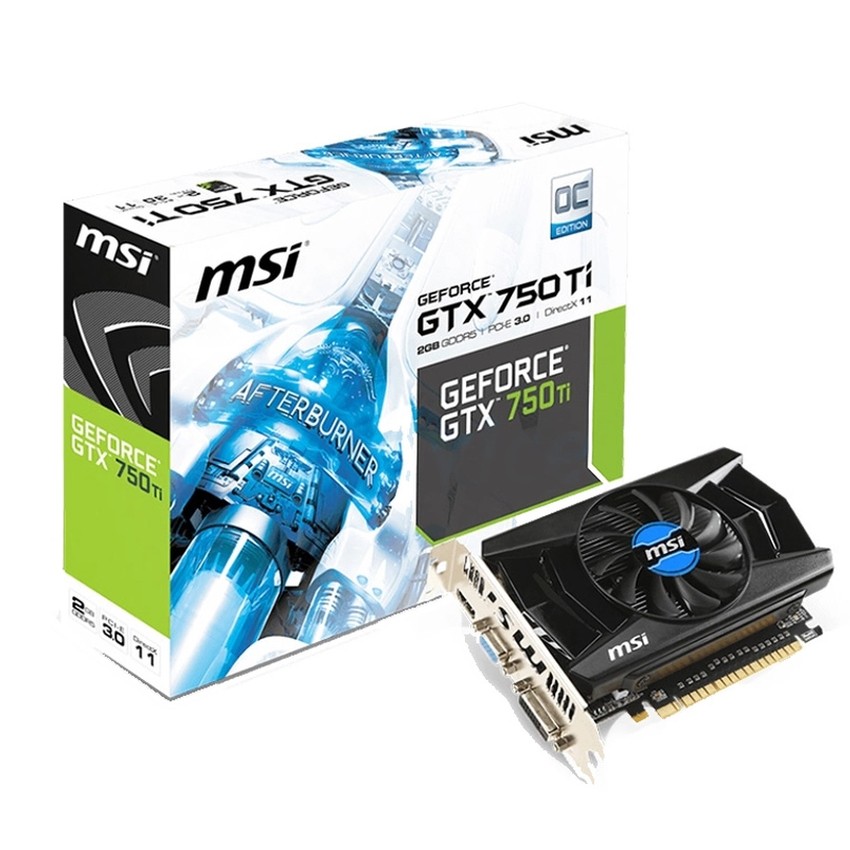 MSI Graphic Cards NVIDIA 700 Series GEFORCE N750 TI­2GD5/OCV1 DDR5 2GB ...