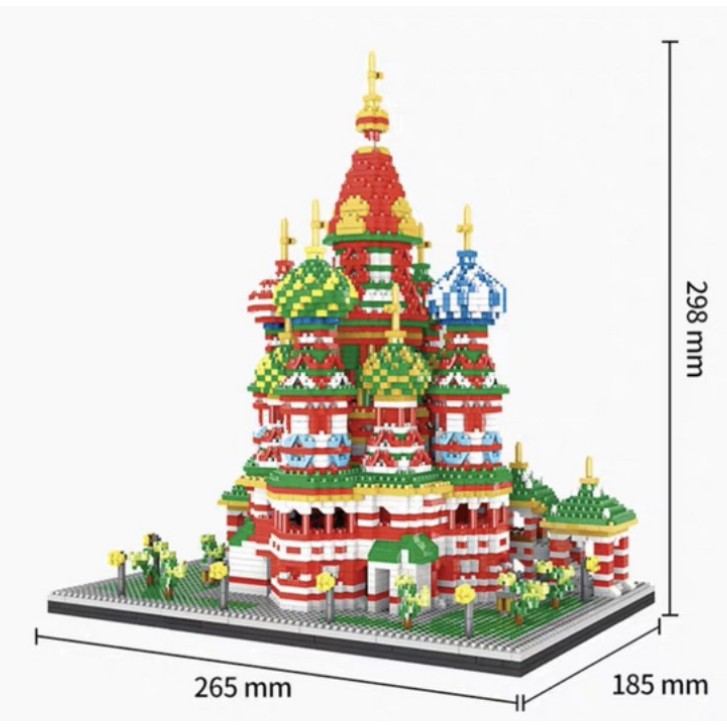 ตัวต่อนาโนรูปวิหาร สุดอลังการ Atomic Building Blocks 9918 จำนวน 4650 ...
