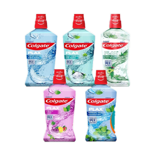 [มี 5 สูตรให้เลือก] คอลเกต น้ำยาบ้วนปาก 750 มล.รวม 2 ขวด [5 variants available] Colgate Plax 750ml. Twin Pack (Mouthwash)