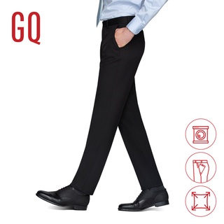 ภาพหน้าปกสินค้าGQ Essential Pants กางเกงผู้ชายทรงสลิม รุ่น TR Slim Fit สีดำ ซึ่งคุณอาจชอบสินค้านี้