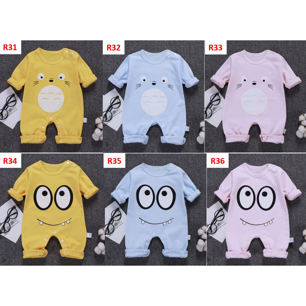 พร้อมส่ง-ชุดเด็ก-ลาย-r31-r33-รอมเปอร์-จั๊มสูท-บอดี้สูท