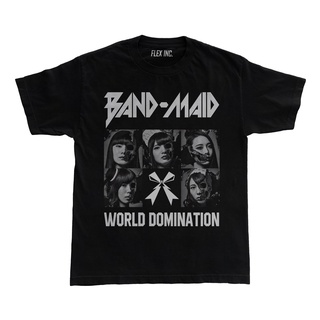 เสื้อยืด พิมพ์ลาย Bandmaid Bandmaid สไตล์วินเทจ โอเวอร์ไซซ์S-5XL