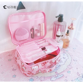 สินค้า Easthill Sanrio Hello Kitty กระเป๋าถือ กระเป๋าเครื่องสําอาง กันน้ํา ลายการ์ตูน My Melody กระเป๋าเดินทาง กระเป๋าใส่อุปกรณ์อาบน้ํา กระเป๋าเก็บของ