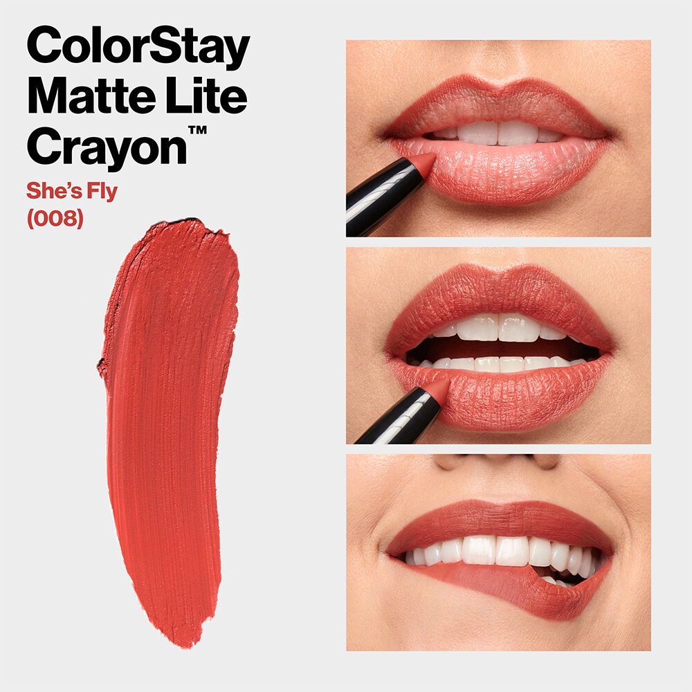 REVLON Colorstay Matte Crayon 1.4g เรฟลอน ลิปสติกแบบแท่งดินสอเนื้อแมทสี ...