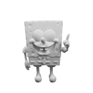 MFW DIY SpongeBob Spointing ฟิกเกอร์ขนาดเล็ก ระบายสี