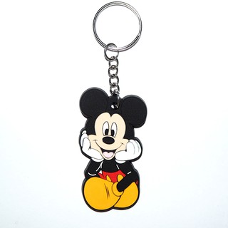 พวงกุญแจยาง Mickey Mouse