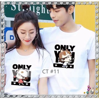 Attractive Trendy Only You Design Couple Shirt for Women/Mens Attire CT11