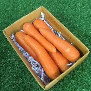 แครอท นอก/ออสเตรเลีย[Organic👍]  - คั้นน้ำอร่อย แครอทนำเข้า แครอทนอก แครอทหวาน Carrot