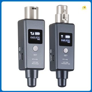 เช็ครีวิวสินค้า(ราคาพิเศษ)ไมโครโฟนระบบไร้สายระบบส่งสัญญาณ Uhf Dsp T 1คู่