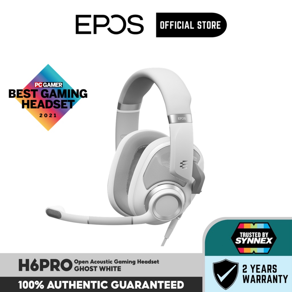 ภาพหน้าปกสินค้าEPOS H6PRO Open Acoustic Gaming Headset GHOST WHITE (H6PRO-OPEN-WH)