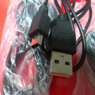 25 เส้น x USB Cable, Type A Plug to Mini Type B Plug, 50 cm., USB 2.0, black ยูเอสบี 2.0