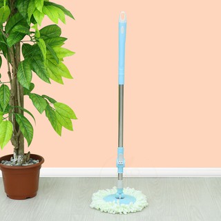 ภาพขนาดย่อของภาพหน้าปกสินค้าSpin Mop ไม้ถูพื้น หมุนได้ 360 องศา พร้อมผ้าไมโครไฟเบอร์ 1ชิ้น ใช้กับถังปั่น ประหยัดแรง จากร้าน shoppingway98 บน Shopee