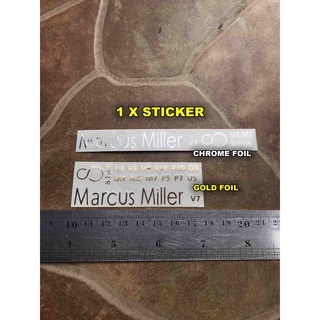 สติกเกอร์โลโก้ Marcus Miller Sire V3 V5 V7 V9 V10 P5 P7 P10 M2 M5 M7 U5 D5 สไตล์วินเทจ สําหรับติดตกแต่งกีตาร์ไฟฟ้า