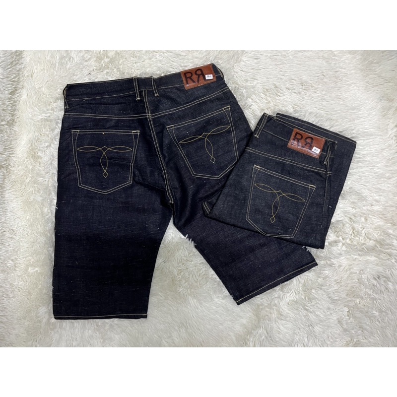 double-rl-denim-สามส่วน-ริมทอง