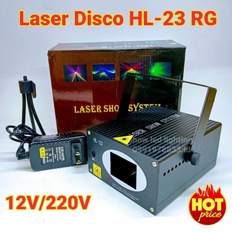 ไฟดิสโก้ใช้ในรถได้-laser-disco-hl-23-12v-220v-ไฟเลเซอร์ลายเส้น-ไฟดิสโก้เธค