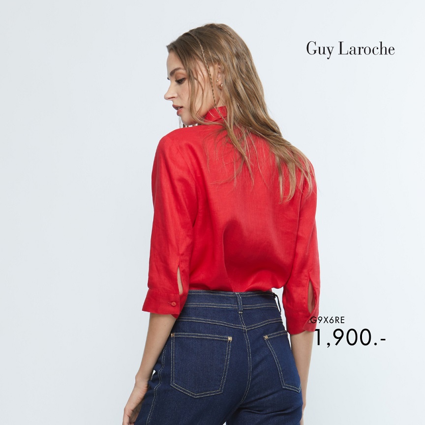 guy-laroche-เสื้อผู้หญิง-เสื้อเชิ้ตผู้-หญิง-linin-shirt-g9x6re