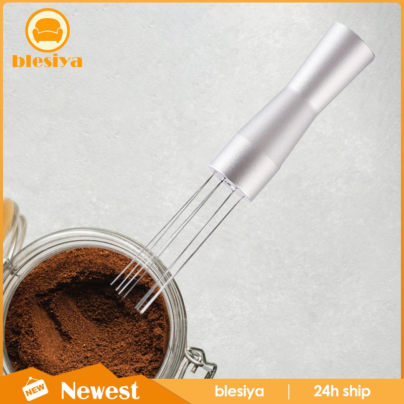 m1-blesiya-needle-style-coffee-tamper-distributor-espresso-hand-stirrer-tool-silver