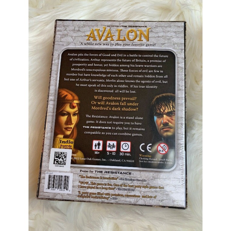 ภาพหน้าปกสินค้าThe resistance : Avalon คู่มือไทย Board game - บอร์ดเกม อวาลอน จากร้าน arjchawat บน Shopee