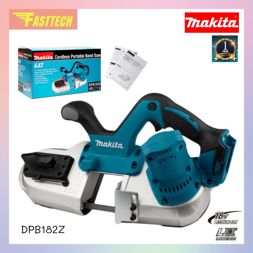 makata-เลื่อยสายพานตัดโลหะมือถือ-64-mm-รุ่น-dpb182z-18v-เครื่องเปล่า