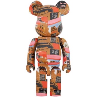 bearbrick andywarhol x jean michel 2 1,000%