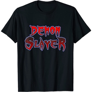 เสื้อยืดโอเวอร์ไซส์เสื้อยืด พิมพ์ลาย Demon Slayer ฮาโลวีนS-3XL
