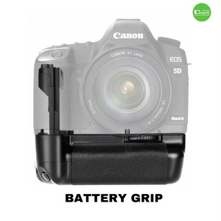 Battery grip Canon EOS 5D II แบตเตอรี่กริป ยี่ห้อเทียบเท่า ทดแทน BG-E6 ของใหม่ล้างสต๊อก ด่วน! มีจำกัด