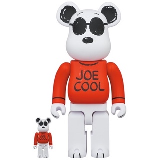 (ของแท้) Be@rbrick 400% JOE COOL 100％ &amp; 400％ (Bearbrick)