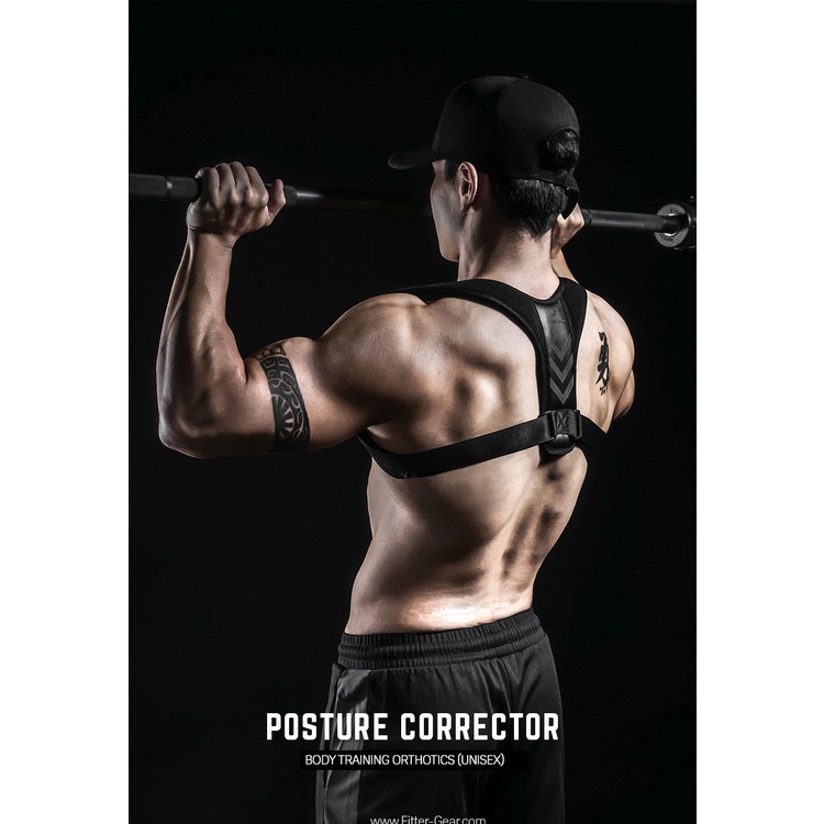 fittergear-posture-corrector-อุปกรณ์ปรับปรุงท่าทาง-แก้ไขอาการหลังค่อม-ป้องกันการปวดหลัง-คอ-และไหล่