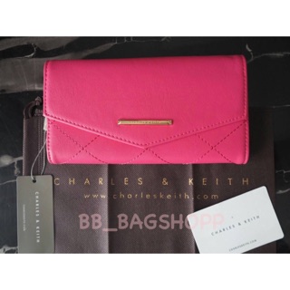 Charles &amp; Keith Wallet (outlet) สีชมพู