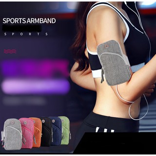 Armband pocket กระเป๋ารัดแขนใส่มือถือ ออกกำลังกาย ขนาด 4-6 นิ้ว