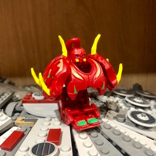 Bakugan Hylash Red Pyrus New Vestroia Trap  #บาคุกัน