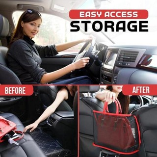 mulit function car seat net storage ที่วางกระเป๋าของใช้อัจริยะ