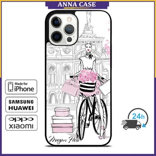 เคสโทรศัพท์มือถือ ลาย Megan Hess Paris 22 สําหรับ iPhone 12 Pro Max 11 ProMax Xs Max Samsung Galaxy Note10+ S21Ultra