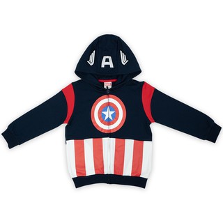 Marvel boy Jacket Captain America - เสื้อแจ็คเก็ตเด็ก กัปตันอเมริกา สินค้าลิขสิทธ์แท้100% characters studio