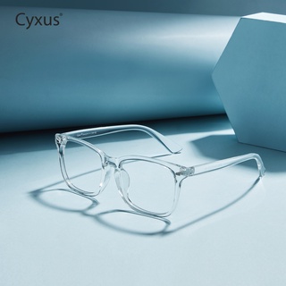 American Cyxus แว่นตาอ่านหนังสือ PC เลนส์ใส ป้องกันแสงสีฟ้า และป้องกันรังสียูวี สําหรับผู้ชาย และผู้หญิง
